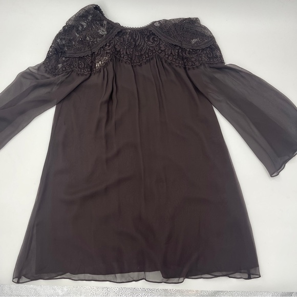 NWT - Rebecca Taylor Silk Boxy Lace Dress - Size 6 - Picture 3 of 13